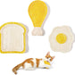 Potaroma Loofah Cat Chew Toys with Catnip and Silvervine, 3PCS Interactive Kitten Loofa Dental Teething and Biting Catnip Toys for Cat's Dental Cleaning, 3.2 Inches