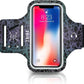 TRIBE Water Resistant Cell Phone Armband Case Running Holder for iPhone Pro Max Plus Mini SE (13/12/11/X/XS/XR/8/7/6/5) Galaxy S Ultra Plus Edge Note (21/20/10/9/8/7/6/5) Adjustable Strap & Key Pocket