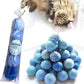 Felt Wool Cat Toys Ball with Catnip and Bell, Natural Handmade (Baby Blue (5 Units))