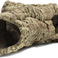Reptile Terrarium Hideout Decor, Resin Wood Hide Decor for Reptiles, Fish, Amphibians, Small Animals (Medium)