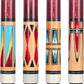 Pool Cue, 4 Pcs Pool Cue Stick 18 19 20 21 oz 4 Sets Cue Sticks 58 inch Pool Cues Adult Canadian Maple Wood Billiard Stick