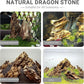 Unocho Aquarium Stone Rocks Dragon Stone Rock 10LB Aquarium décor Rocks Aquascaping Stone Fish Rocks for Aquariums Landscaping Model Tank Decoration-2-6 inches
