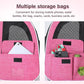 Pecute Cat Backpack Carrier, Expandable Cat Carrier Backpack with Breathable Mesh, Pet Carrier Backpack for Cats Small Dogs Puppies, Dog Backpack Carrier Great for Travel Hiking Camping Outdoor
