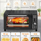 Nuwave Bravo Pro Smart Air Fryer Toaster Oven Combo, Airfryer Convection Oven Countertop, 12-in-1 Functions with Quicker & Even Crisp Technology, 1800W, 50-450°F, PFAS-Free, 21QT, Black