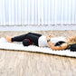 Leewadee Small Yoga Bolster – Shape-Retaining Cervical Neck Roll, Tube Pillow for Comfortable Reading, Kapok Filling, 22 x 6 x 6 inches