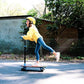 Chillafish Skatieskootie Customizable Training Skateboard and Lean-to-Steer Scooter with Detachable Stability Handlebar, Ages 3+