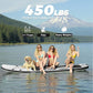 10' Inflatable Stand Up Paddle Board, Ultra-Light Wide Yoga Board for All Skill Levels with Premium SUP Paddleboard Accessories, 84L Waterproof Bag, Non-Slip Comfort Deck for Youth & Adults