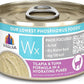 Weruva Wx Phos Focused, Tilapia & Tuna Formula in a Hydrating purée, 3oz Can (Pack of 12)