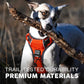Embark Adventure Dog Harness, Reflective Trim No Pull Dog Harness for Large Dogs - Military Grade Nylon, Front Clip with Gel Lined Handle.