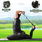 RDX Yoga Stretching Strap, Ankle Ligament Stretcher Belt with Loops Ligament Stretch Band, Fitness Leg Stretcher for Plantar Fasciitis, Foot Stretch Assist for Hamstring, Flexibility Exercise