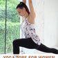Miusey Womens Sleeveless Round Neck Loose Fit Racerback Yoga Tank Top
