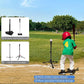 Baseball Tee For Kids, Easy Adjustable Batting Tee From 20.85 to 31.30 Inches. Foldable and Stable Baseball Tees for Hitting with Portable Bag. Softball Tee for Children Aged 3-10 Baseball Training.