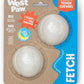 WEST PAW Boundr Ball Dog Fetch Toy – Bouncing Toys for Dogs, Fetch, Catch, Chewing, Play – Floatable, Recyclable Balls – Small Glow 2-Pack