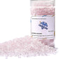 TWINKLING High Luster Fire Glass Gravel Stone Glitter,Broken Glass,Fire Gems Chips,Crushed Glass for Fire Pit Crafts Resin Art Aquarium Garden Decoration,3-6mm,1-Pound Jar (Pink)