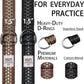 Yoga Exercise Adjustable Straps 8FT with Durable D-Ring for Pilates & Gym Workouts | Hold Poses, Stretch, Improve Flexibility & Maintain Balance