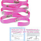 Stretching Strap Yoga Strap with 10 Loops, Non-Elastic Stretch Band for Physical Therapy, Flexibility, Exercise, Pilates, Dance & Gymnastics Workout