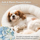 Love's cabin Round Donut Cat and Dog Cushion Bed, 25in Pet Bed for Small or Medium Dogs, Anti-Slip & Water-Resistant Bottom, Soft Durable Fabric Pet Beds, Washable Calming Cat & Dog Bed Yellow