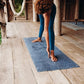YOGA DESIGN LAB | The Combo Yoga Mat | 2-in-1 Mat+Towel | Eco Luxury | Ideal for Hot Yoga, Power, Bikram, Ashtanga, Sweat | Studio Quality | Includes Carrying Strap!