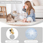 Lightweight Cat Cone Collar Soft, Soft Comfortable Cat Recovery Collar After Surgery, Elizabethan E Collar for Cats, Cone for Cats to Stop Licking (Gray, Small)