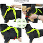 Light Up Dog Harness, Rechargeable LED Dog Harness with Battery Level Indicator, Adjustable Reflective Safety Vest for Night Walking, Soft Mesh Lighted Harness for Medium Large Dogs(5-90lbs)