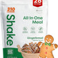 310 Nutrition All-In-One Meal Replacement Shake Powder - Plant-Based Protein Smoothie Blend w/High Fiber, Probiotics & Adaptogens - Low Carb, Vegan, Keto & Paleo Friendly - Gingerbread - 28 Srv