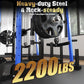 Smith Machine,2200 LBS Squat Rack for Home Gym with Dual Pulley System,Multifunctional Power Rack Cage for Strength Training with More Attachments
