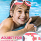 Kids Swim Goggles,Swimming Goggles for Kids 6-14, Anti-Fog UV Protection Pool Glasses for Boys Girls