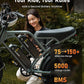 Electric Bike for Adults,Peak 1000W/1500W Motor,20/28MPH 55-150Mile ebikes for Adults with 10.4AH/13AH/26AH Battery,20" Fat Tire Electric Dirt Bike Commuting Off Road Ebike, UL2849