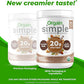 Orgain Organic Simple Vegan Protein Powder, Chocolate - 20g Plant Based Protein, Made with less Ingredients, No Artificial Sweeteners, Gluten Free, No Dairy or Lactose, 1.25 lb (Packaging May Vary)