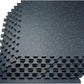 VEVOR 0.56 Inch Thick Gym Floor Mats, 12 Tiles Rubber Top with EVA Foam, 25" x 25" Gym Flooring Workout Mat with 48 sq.ft Coverage, Interlocking Puzzle Gym Mats for Home, Garage, Black & Blue