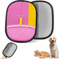 Upgraded pet Hair Removal Gloves, Reusable pet Hair Removal Gloves, Powerful cat and Dog Hair Removal, Suitable for Clothes、Sofas、Carpets、car Seats etc. (2PCS Pink)