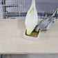 15.7×10.4 Inches Large Bird Perch Stand Platform, Natural Wooden Small Animals Cage Accessories, Rectangle Stand Perch Shelf for Parrot Parakeet Cockatiel Rat Hamster Guinea Pig Conure Chinchillas