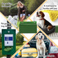 Ireer 5000 Pcs 50 Counts 5000 Pcs Header Bag Bulk Dog Pet Waste Bags Poop Easy Single Pull for Poop Dog Waste Station Fit Hang Hole Dispenser Home Outdoor (Green)