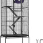 VEVOR 69" Rolling Metal Ferret Cage, Large 4-Tier Critter Nation Cage, Small Animal Cage with Ramps & Tray, Easy to Set up for Pet Mice, Hamster, Guinea Pig, Chinchilla, Squirrel, Hedgehogs, Bunny