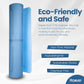 Robust Non-Slip Yoga Mat with Strap, 1/4" Thick TPE Eco-Friendly Workout Mat for Yoga with Position Lines and Texture Surface, Gym Mat for Women, Men, Pilates and Exercises Anti-Tear Sweat-Proof Exercise Mat