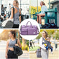 FIORETTO Women's Gym Duffle Bag with Shoes Compartment, 37L Capacity, Ideal for Travel, Gym, Sports, Duffel, Weekender