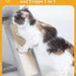 14in Cat Tree Tower with 20 * 16.5in Perch Bed and Washable Top for Large Adult Cats, Condo and Scratching Post for Indoor Kitten Pet, Light Gray