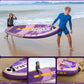 CETANA 11'6×35" Extra Wide Stand Up Paddle Board for Adults & Youth, 400lb Capacity Inflatable Paddle Board, Sup for 2+1 Person with Removable US Fin, 100L Backpack, Floating Paddle, Safety Leash