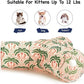 Tempcore Pet Cat Tunnel Tube Cat Toys 3 Way Collapsible, Cat Tunnels for Indoor Cats，Kitty Tunnel Bored Pet Toys Peek Hole Toy Ball Puppy, Kitty, Kitten, Rabbit Khaki Coconut Tree