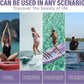 AKSPORT Inflatable Stand Up Paddle Board, SUP Board with All Accessories, Wide Stable Design, Non-Slip Deck, Inflatable Paddle Boards for Youth & Adult