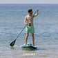 Inflatable Paddle Board for Adults with Accessories Included, Oar, Fins, Pump. Stand Up Paddleboard Great Stability and Resistance. 10’ x 33" x 5.9", Maximum Load 286 lb