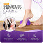 Ground Force Foot Roller – Portable Silicone Foot Massager for Plantar Fasciitis, Heel Spurs, Arch & Heel Pain Relief, Neuropathy & Myofascial Release – Trigger Point & Recovery Tool