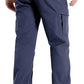 FREE SOLDIER Men's Outdoor Softshell Fleece Lined Cargo Pants Snow Ski Hiking Pants with Belt