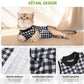 2 Packs Cat Surgery Recovery Suit Surgical Clothes Abdominal Wounds Anti-Licking Cat Bodysuit Onesie Substitute E-Collar& Cone