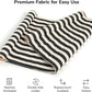 FUKUMARU Hammock Wall Mounted Cat Beds and Perches, Wooden Kitten Walls Furniture, Stable Cats Shelves for Sleeping, Playing, Climbing, and Lounging, Black Stripe