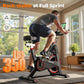 YOSUDA PRO Magnetic Exercise Bike 350 lbs Weight Capacity - Indoor Cycling Bike Stationary with Comfortable Seat Cushion, Silent Belt Drive