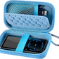 MP3 & MP4 Player Case for SOULCKER/G.G.Martinsen/Grtdhx/iPod Nano/Sandisk Music Player/Sony NW-A45 and Other Music Players with Bluetooth. Fit for Earbuds, USB Cable, Memory Card - Blue