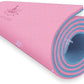 Hatha Yoga Extra Thick TPE Yoga Mat - 72"x 32" Thickness 1/2 Inch -Eco Friendly SGS Certified - With High Density Anti-Tear Exercise Bolster For Home Gym Travel & Floor Outside