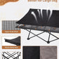 KingCamp Elevated Dog Bed for Large Dogs, Outdoor Raised Cooling Pet Cot Bed with Washable Breathable Mesh & No-Slip Feet Perfect for Camping, Backyard, Indoor Use (Large, Black)