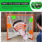 Combo Bundle of Durable Magnetic Lacrosse Goal Targets/Hockey Targets with 4 Pearl Lacrosse LT Textured Balls and 4 Tethers| Lacrosse Net Goalie Targets